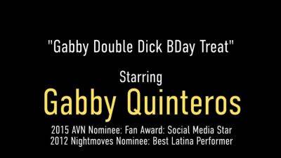 Birthday Boy Shares Mexican MILF Gabby Quinteros with a Bro - hotmovs.com - Mexico