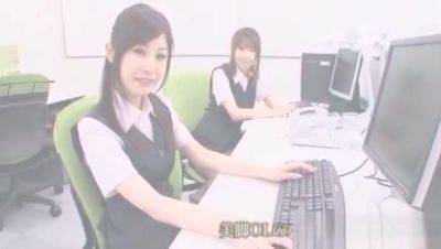 Office Babe Gets To Fuck And Engulf Their Colleagues - hotmovs.com - Japan