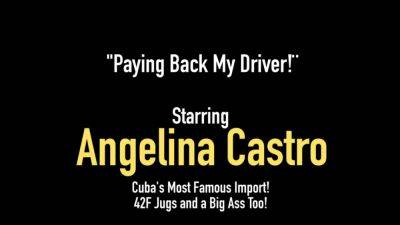 Free Ride BBW Angelina Castro Blows Lucky Cock for a Lift - hotmovs.com