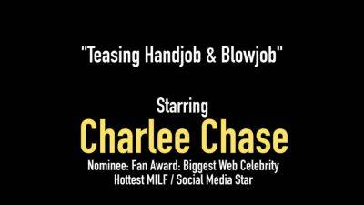 Cock Stroking Cougar Charlee Chase gives you a Handjob - hotmovs.com