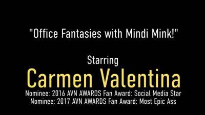 Office Quickie Carmen Valentina Cumming with Mindi Mink - hotmovs.com