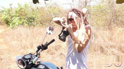 Outdoor Anal Sex With James Bongs Girl On The Motorbike. Pussy 0 - hotmovs.com - Russia