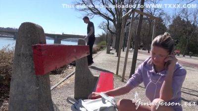 Gina Gerson - Outdoor Fuck On Margit -(sziget) Island In Budapest - Gina Gerson - hotmovs.com