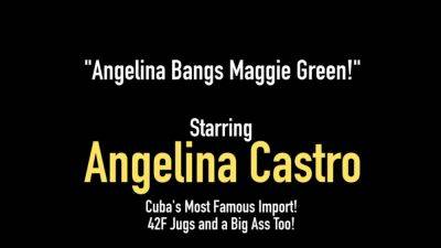 Thick Latina Angelina Castro Pussy Fucks Busty Maggie Green - hotmovs.com