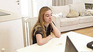 Irina Love's first porn casting ever!!! Just 18 years old - ah-me.com