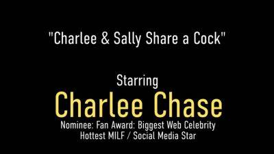 Clit Sucking Milfs Charlee Chase and Sally DAngelo get Cock - hotmovs.com
