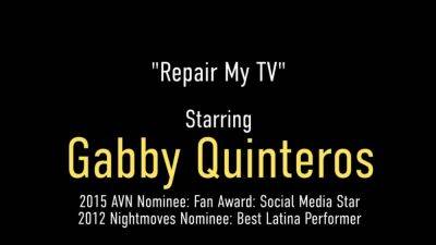 Latina Gabby Quinteros Finger Fucks her Wet Beefy Burrito - hotmovs.com