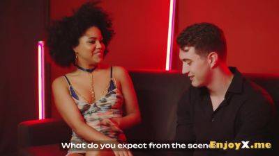 Brunette hottie dreamed breakfast but got a hard-core poke instead in the kitchen. - hotmovs.com