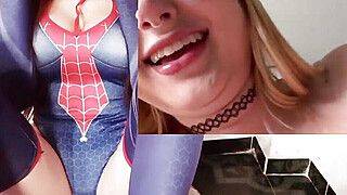 Goth girl with big tits fucking with her perverted stepbrother - ah-me.com