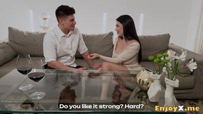 Sapphire Astrea's tight rear entrance welcomes Jacrony's son Carrera's hard shaft in passionate XXX love. - hotmovs.com