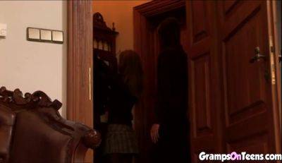 Teen slut fucking grandpa cock - hotmovs.com