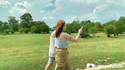 Outdoor fun and some couch shagging with me - hotmovs.com