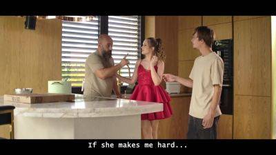 VIP4K. Hot Una Fairy with natural tits sucked her BF's cock and then fucked his old man - hotmovs.com - Czech Republic