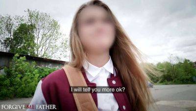 Olivia Sparkle - Czech Teen Olivia Sparkle Confesses Sins with Hardcore Fuck and Blowjob in Van - xxxfiles.com - Czech Republic