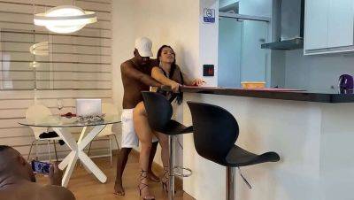 Karen Oliver and Jefao Hot Interracial Fuck - Blowjob, Creampie, and Pussy Play - xxxfiles.com - India