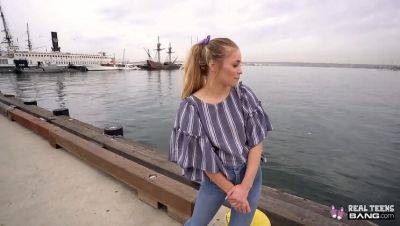 Blonde Teen Scarlett Fall Fucks in Colorado - Amateur Casting Audition - xxxfiles.com