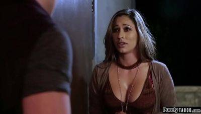 Reena Sky - Busty MILF Reena Sky Seduces Naive Man with Clairvoyant Charm - Big Tits, Blowjob, and Hairy Pussy Action - porntry.com