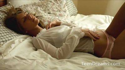 Anjelica Horny Solo Fingering in Lingerie for Intense Pussy Orgasm - porntry.com