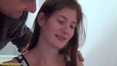 Skinny Teen Gets Rough Fuck from Old Tutor in Doggystyle - porntry.com