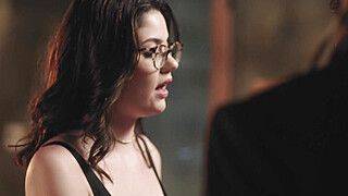 Deeper. Bratty Boss' Wife Ellie Demands To Be Used - ah-me.com