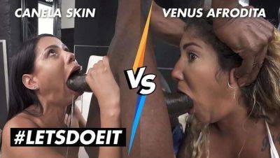 Venus Afrodita - Canela Skin - Canela Skin vs Venus Afrodita: Latina Anal Showdown with BBC and Big Tits - veryfreeporn.com