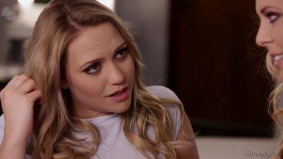 Two Ladies Are Making Love In The Bedroom About A Near Them - hotmovs.com