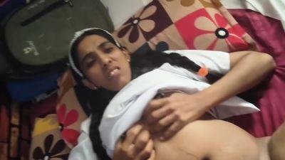 Indian College Girl First Time Sex With Her Stepbrother - desi-porntube.com - India