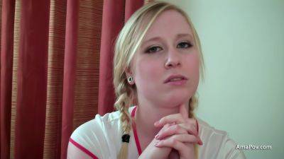 Sexy Helps The Patient And Doctor With Blonde Nurse And Satine Spark - hclips.com - Britain