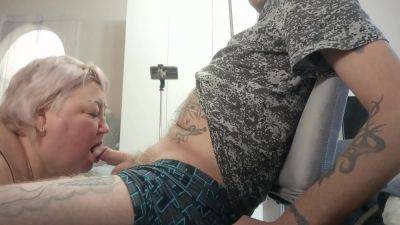 After A Deep Blowjob, I Cum On My Stepmoms Tits - hclips.com - Russia