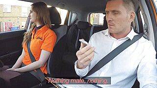 Marc Rose - Zara Durose - Fake Driving School Her ginger bush if fucked and jizzed on - ah-me.com