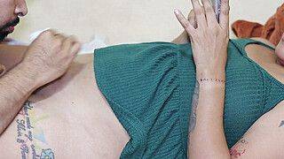 Tattooing rich pussy and paying with internal cumshot - ah-me.com