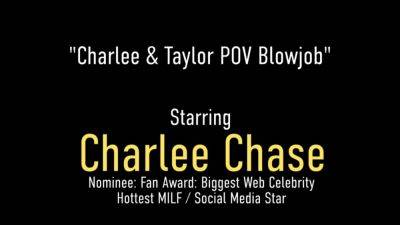 2 x 1 Cock Sucking Charlee Chase and Taylor Raz Share Dick - hotmovs.com