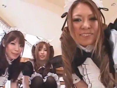 Incredible Japanese Model In Best Maid, Blowjob Jav Clip With Nao Mizuki, Cocomi Naruse And Aya Hirai - hotmovs.com - Japan
