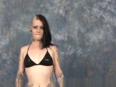 Mallory Maneater - Brunette Dirtbag Gagging On Dudes Cock - hotmovs.com