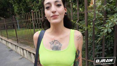 Brisen lestrange gets her tight pussy pounded and facialized by Romeo Mancini - sexu.com - Italy