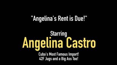 Thick Cuban Angelina Castro Blows Hard Cock to Pay her Rent - hotmovs.com - Cuba