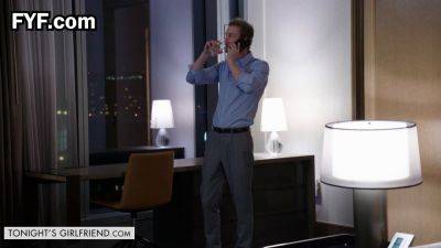 Lexi Lore - Lexi Lore's pierced nipples and fishnet stockings get her wild night of sex started - sexu.com