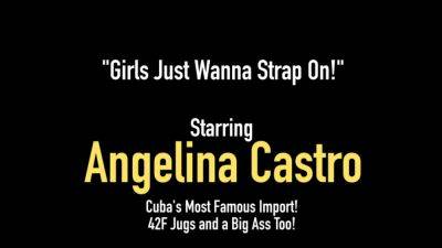 Thick Chicks Angelina Castro Mone Divine Strap on Fuck - hotmovs.com