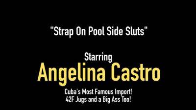 Orgasmic BBWs Angelina Castro Joslyn Jane StrapOn Fuck - hotmovs.com