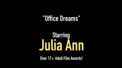 Julia Ann - Office Fantasies with Horny MILF Julia Ann a Big Hard Cock - hotmovs.com