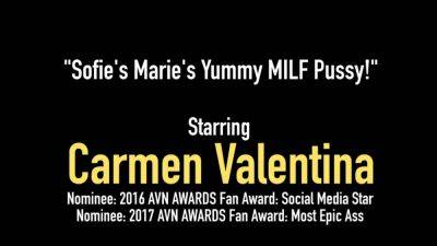 Tiny Carmen Valentina Pussy Fucks Older Babe Sofie Marie - hotmovs.com