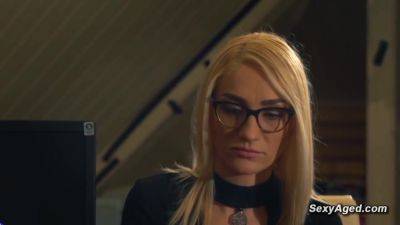 Luna Melba And Jack Uppitt - Old Employer Fucks Blonde Babe In Th - hotmovs.com