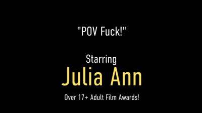 Mature Big Boobies Blonde Julia Ann is DTF in this Hot POV - hotmovs.com