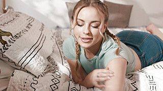 Anna Claire - Anna Claire Clouds - Big ass blonde caught by a black guy - ah-me.com