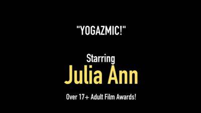 Mega MILF Julia Ann Performs a Work of Art on a Hard Cock - hotmovs.com