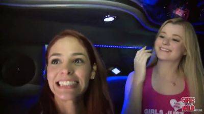 Jasmine Caro, Amy Wild And Amy Reid - Limo Party Of Four - hotmovs.com