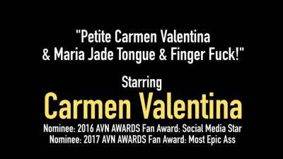 Petite Carmen Valentina Maria Jade Tongue Finger Fuck - hotmovs.com