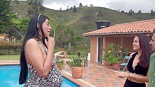 Horny real estate agent fucks her clients to close a great deal. - ah-me.com