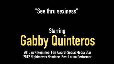 Latina MexiMilf Gabby Quinteros Fills her Spicy Snatch - hotmovs.com