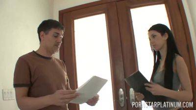 PORNSTAR PLATINUM Inked Callie Cyprus Experiences Her First Sex With Horny Neighbor - hotmovs.com